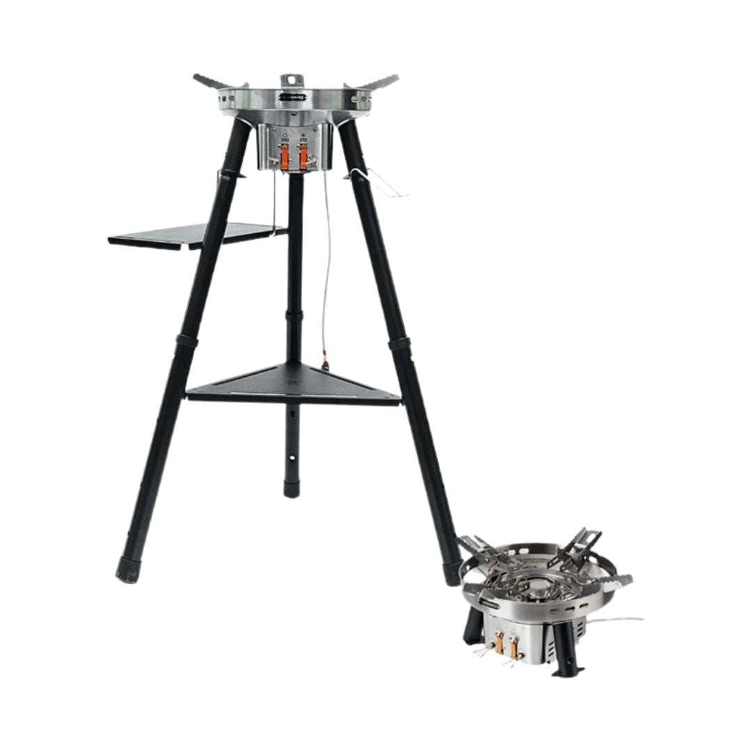 Firemaple Kompor Camping Vulcan DualBlaze Pro-Stove Portable Dual ring Flame Power System