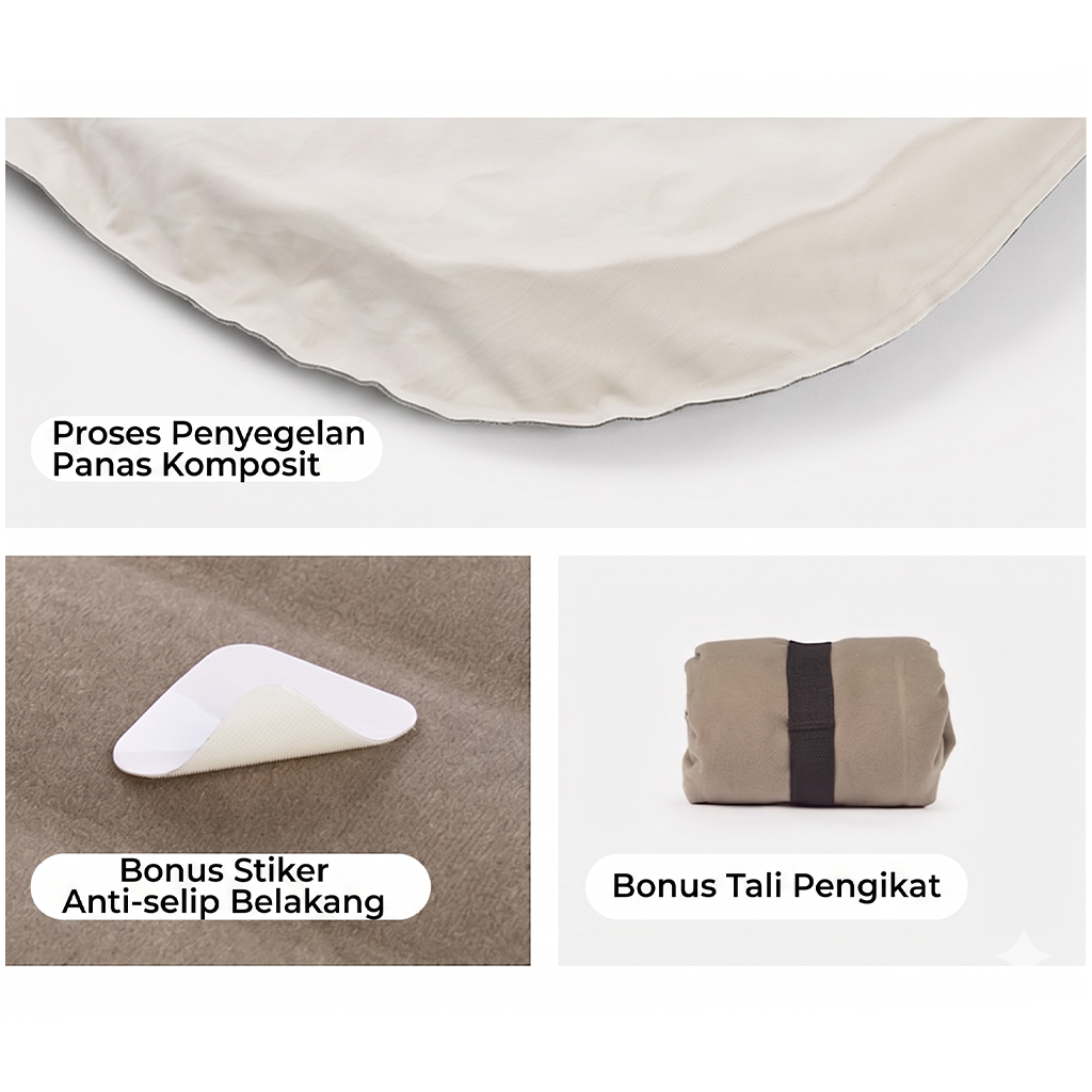 Naturehike Bantal Tiup Travel Spons Ultralight CNK2300DZ024 Bantal Camping Inflatable Memory Foam Pillow Outdoor