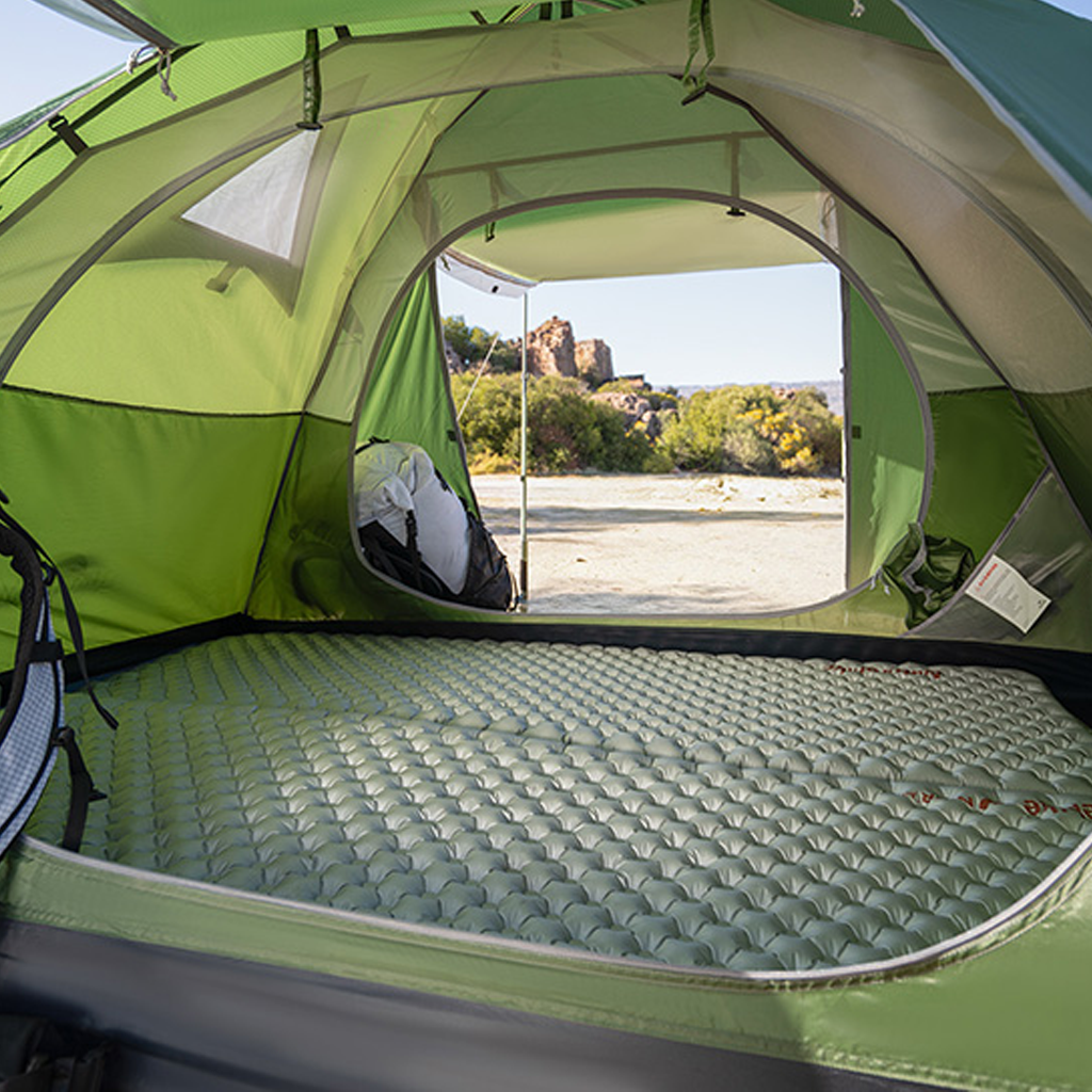 Naturehike Tenda Hiking Double Layer 2 3 orang CNK2550WS038 Bleik Base Camping Tent 210T Tenda Gunung 2P 3P