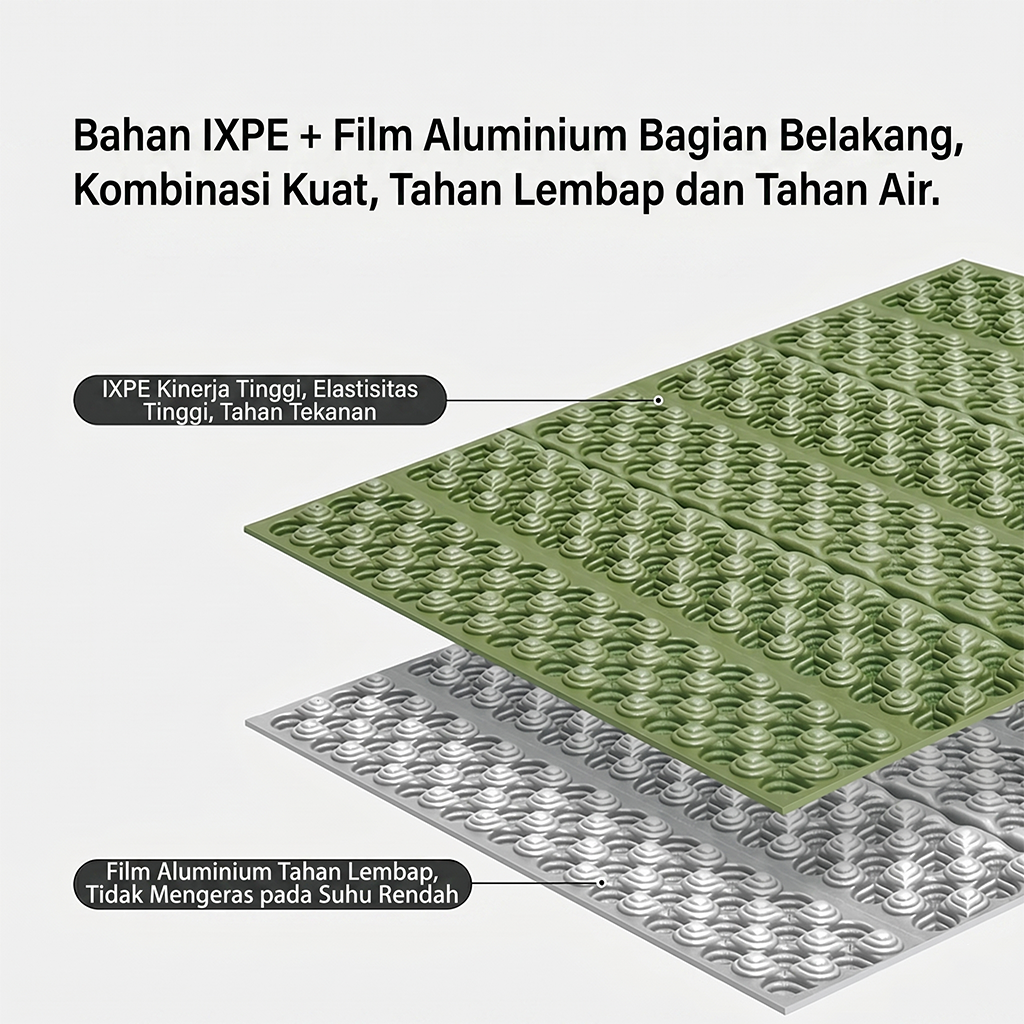 Naturehike Alas Duduk Lipat IXPE Ultralight CNK2650WS011 Matras Duduk Portabel Egg Nest Sit Pad Outdoor Hiking