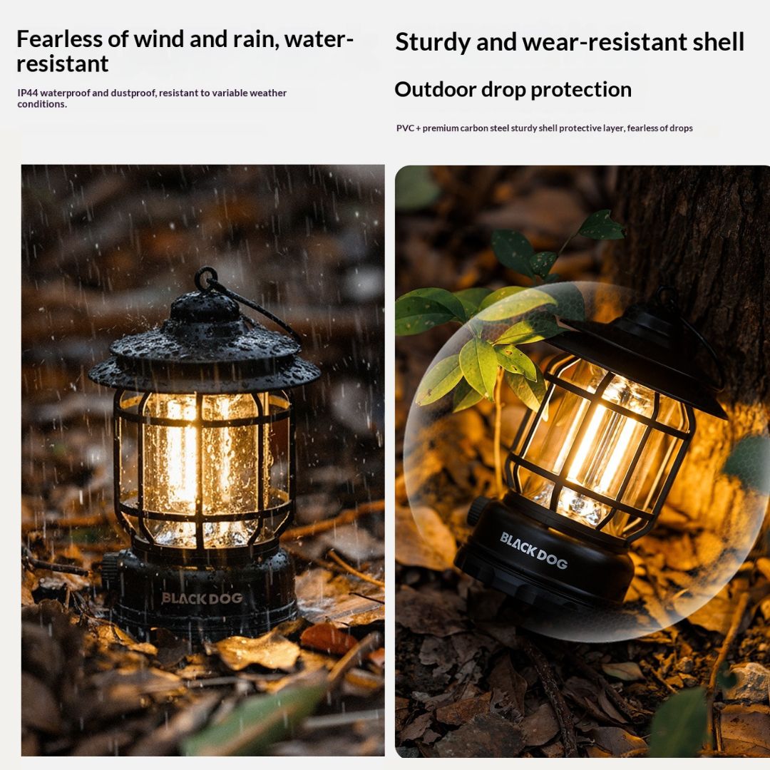 Blackdog Lampu Tenda Vintage Estetik CBD2550ZM043 Candlelight Retro Camping Lamp LED Ambient Light