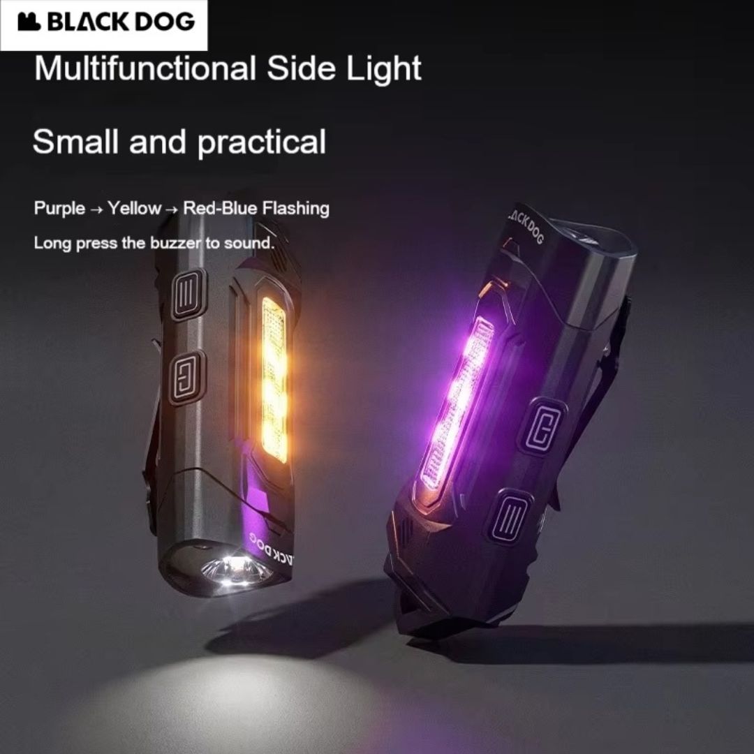 Blackdog Lampu Senter Multifungsi Tactical Emergency Hiking CBD2550ZM048 Mini Tactical Light Flashlight Camping Travelling Red Laser