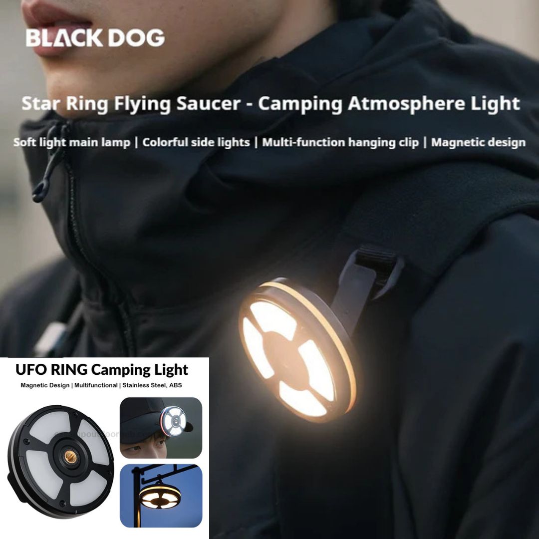 Blackdog Lampu Tenda Gantung Multifungsi Magnetic CBD2550ZM040 Ultralight Magnetic Mini Lamp Camping