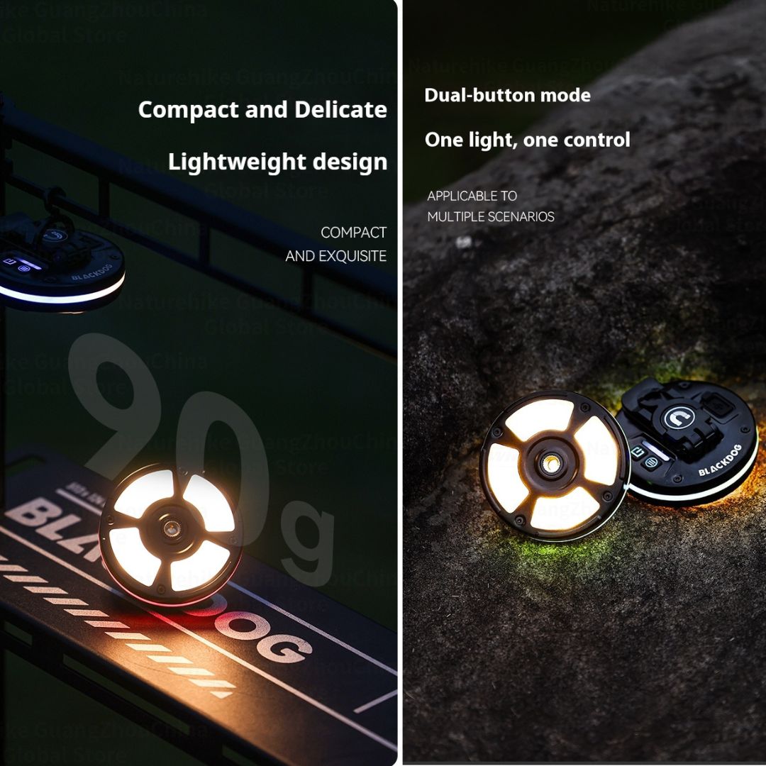 Blackdog Lampu Tenda Gantung Multifungsi Magnetic CBD2550ZM040 Ultralight Magnetic Mini Lamp Camping
