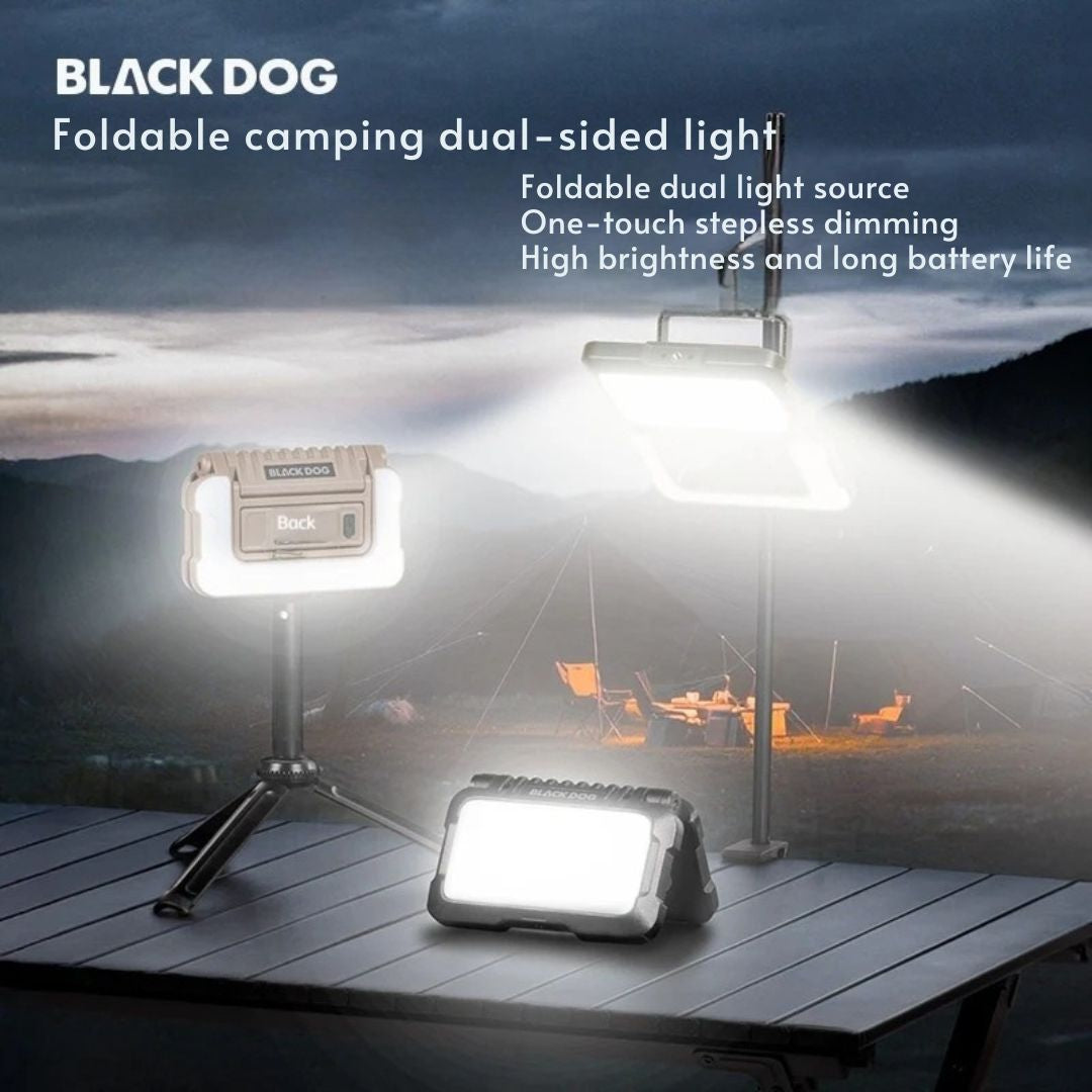 Blackdog Lampu Tenda Lipat Multifungsi  CBD2550ZM033 Foldable Dual-Sided Camping Light LED