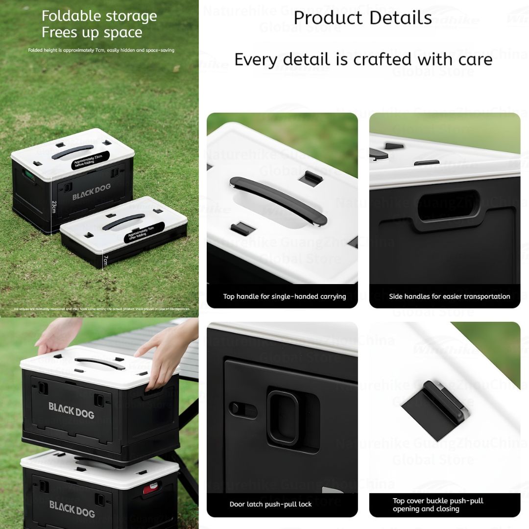 Blackdog Tempat Penyimpanan Lipat Camping Portable Multifungsi CBD2550XB012 Odyssey Folding Storage Box 13L