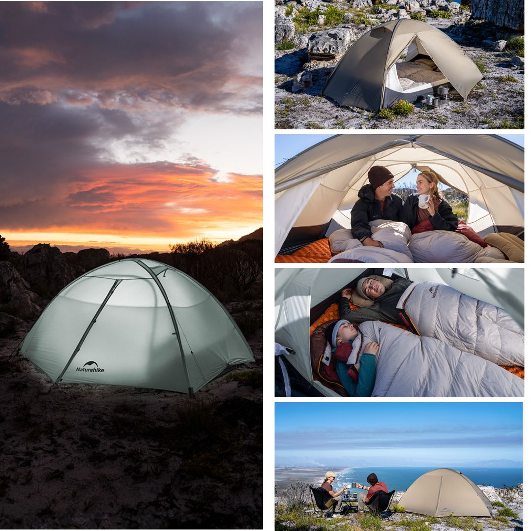 Naturehike Giling Pro Ultralight Tent 1P 2P CNK2650WS013 Tenda Hiking Camping Waterproof Premium 1 2 orang CNK2650WS015