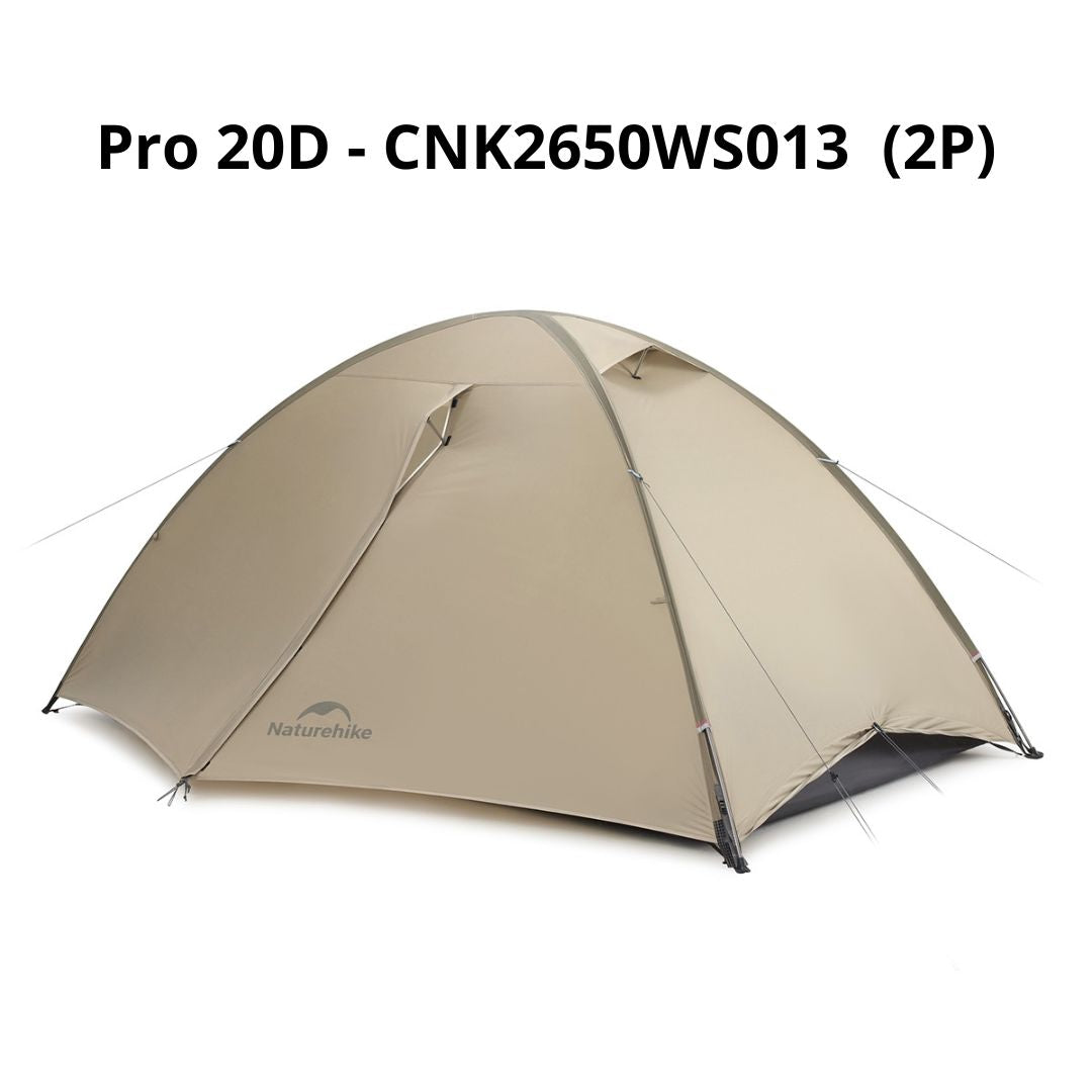 Naturehike Giling Pro Ultralight Tent 1P 2P CNK2650WS013 Tenda Hiking Camping Waterproof Premium 1 2 orang CNK2650WS015