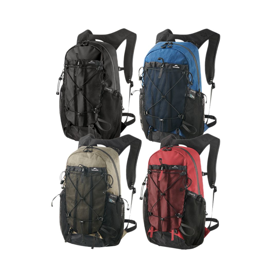 Naturehike Tas Hiking Gunung Ringan Longwa 18L CNK2650XB010 Ultralight Backpack Ransel Hiking Daypack Travel Outdoor CNX2550XB015