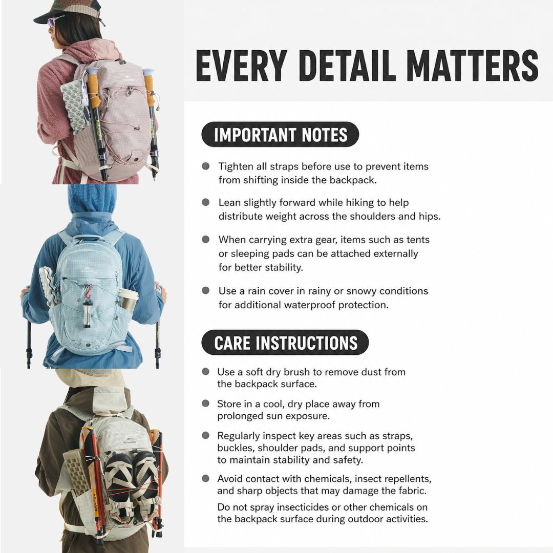 Naturehike Tas Hiking Gunung Ringan Longwa Leisure 20L CNK2550XB016 Ultralight Backpack Ransel Hiking Daypack Travel Outdoor