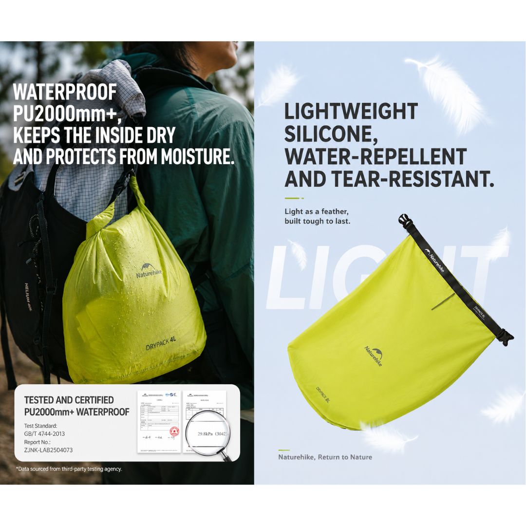 Naturehike Tas Penyimpanan Anti Air CNK2550XB012 Dry Bag Waterproof Storage Bag Ultralight 2L 4L 8L