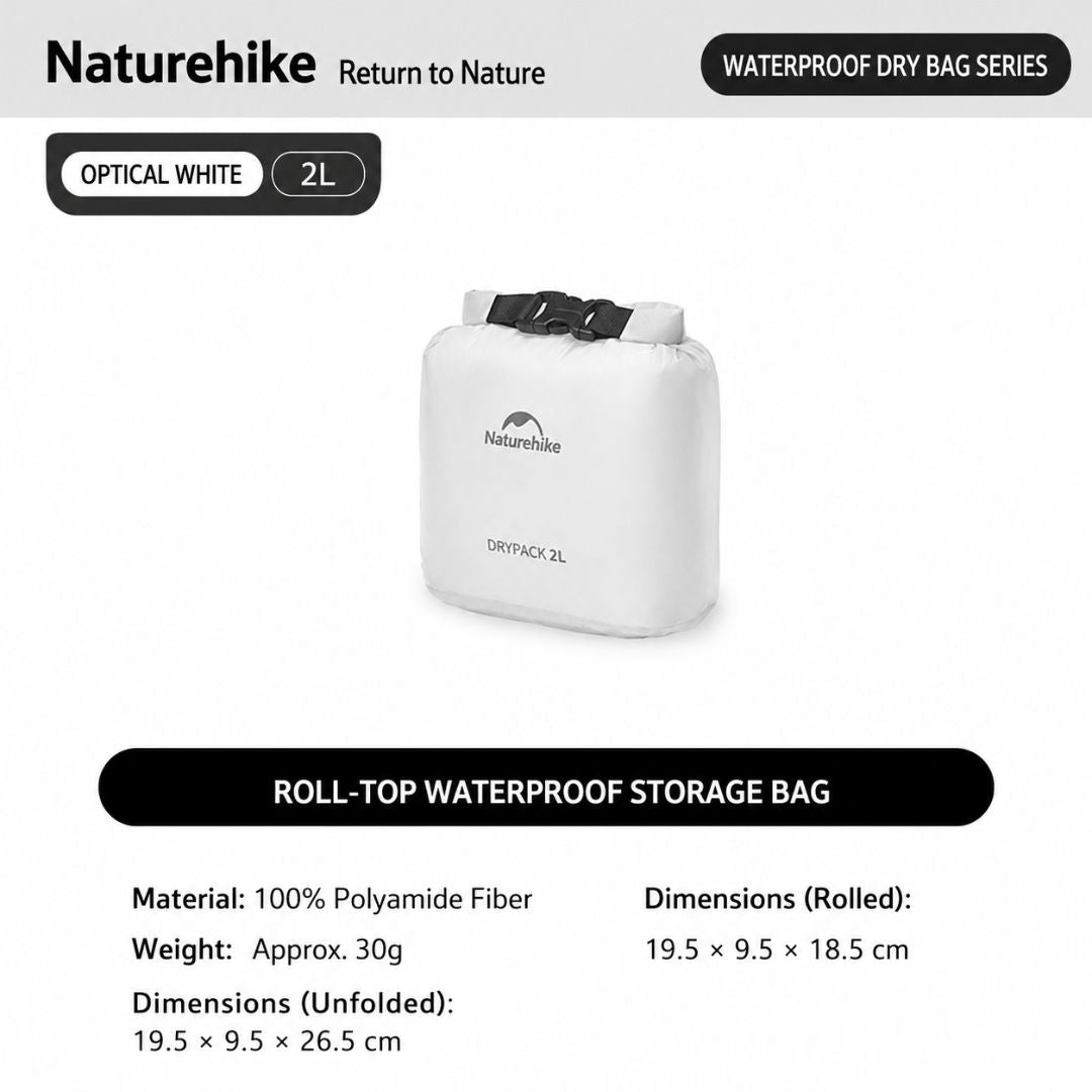 Naturehike Tas Penyimpanan Anti Air CNK2550XB012 Dry Bag Waterproof Storage Bag Ultralight 2L 4L 8L