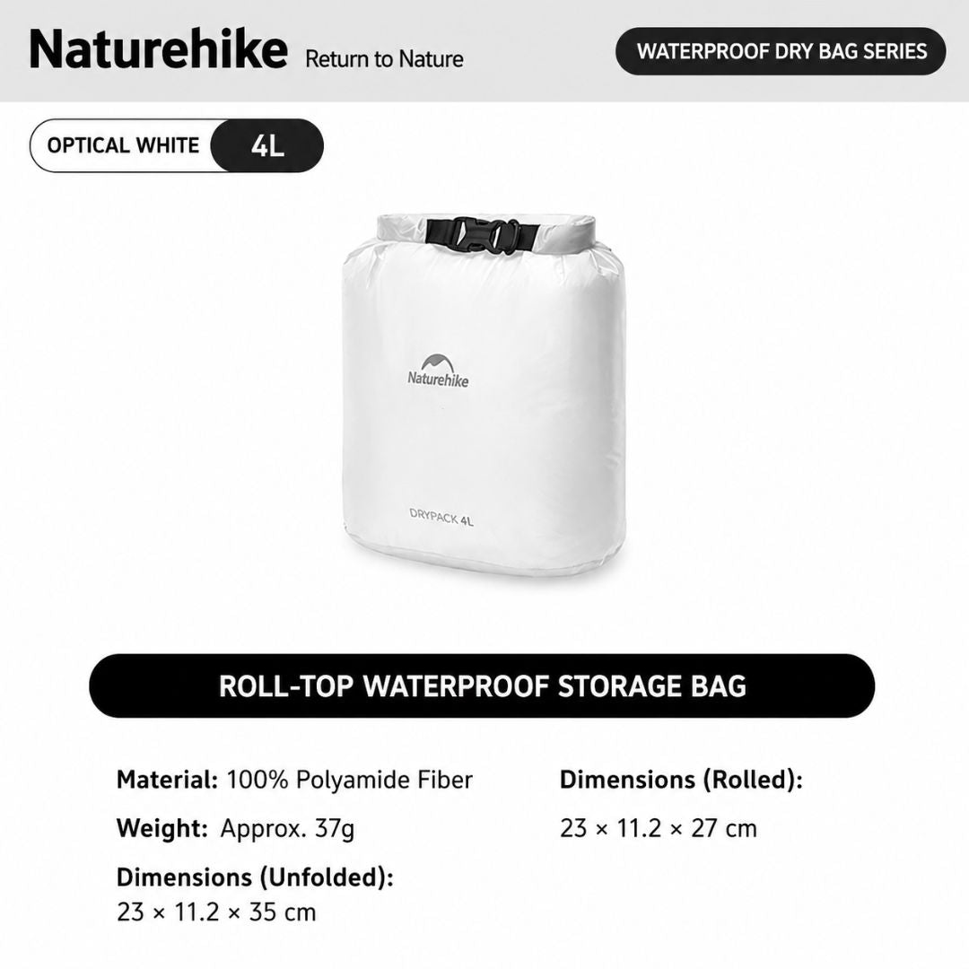 Naturehike Tas Penyimpanan Anti Air CNK2550XB012 Dry Bag Waterproof Storage Bag Ultralight 2L 4L 8L