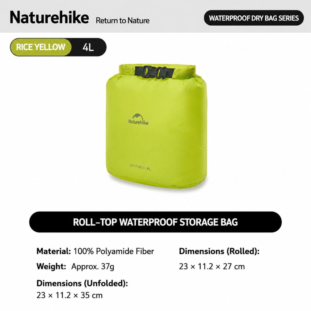 Naturehike Tas Penyimpanan Anti Air CNK2550XB012 Dry Bag Waterproof Storage Bag Ultralight 2L 4L 8L