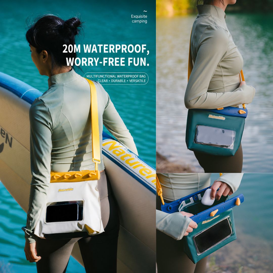 Naturehike Dry Bag Waterproof Multifungsi IPX8 2.6L 5.6L Tas Anti Air Trekking Renang Kayak Outdoor