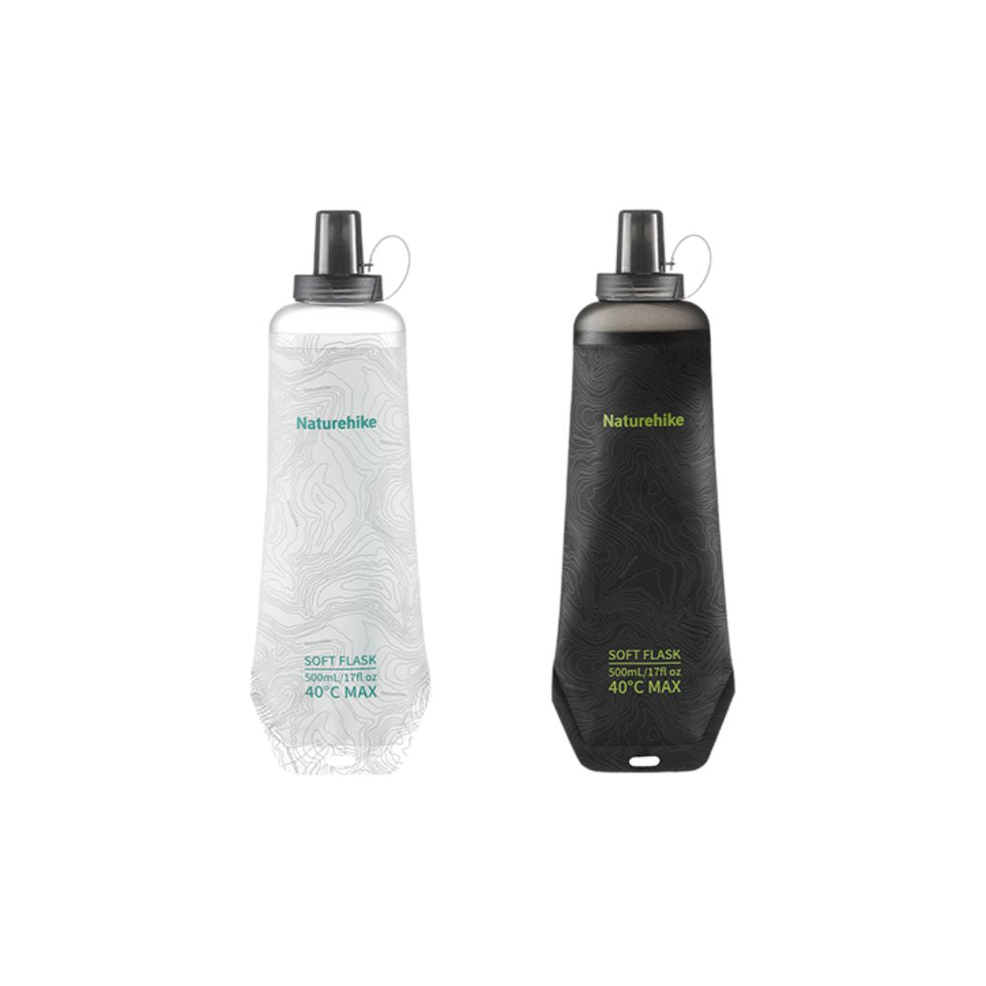 Naturehike Botol Minum Lipat Hiking Ultralight CNK2650CF013 Soft Flask TPU Foldable Water Bottle 250ml 500ml Running Trail Running Outdoor