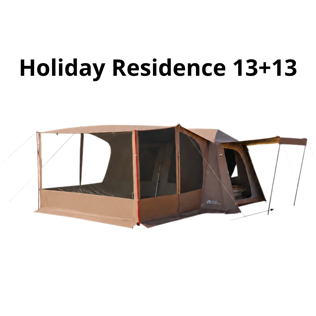 Mobi Garden Tenda Glamping 4-8 Orang Keluarga Holiday Mountain Residence 13+13 NX25661034 Auto Tent Family Camping 4-8P