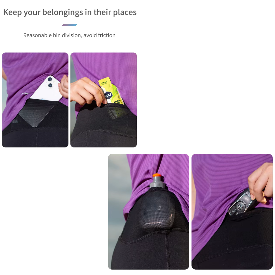 Aonijie Celana Legging Olahraga Panjang Wanita FW5150 Outdoor Sport Compression Long Pants Women Female With Pocket For Running Fitness Cycling