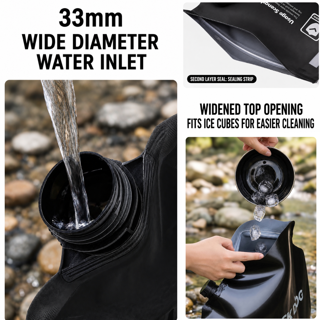 Blackdog Kantong Air Lipat Camping 12L Jerigen Air CBD2651403010 Folding Water Bag Portable Water Bucket