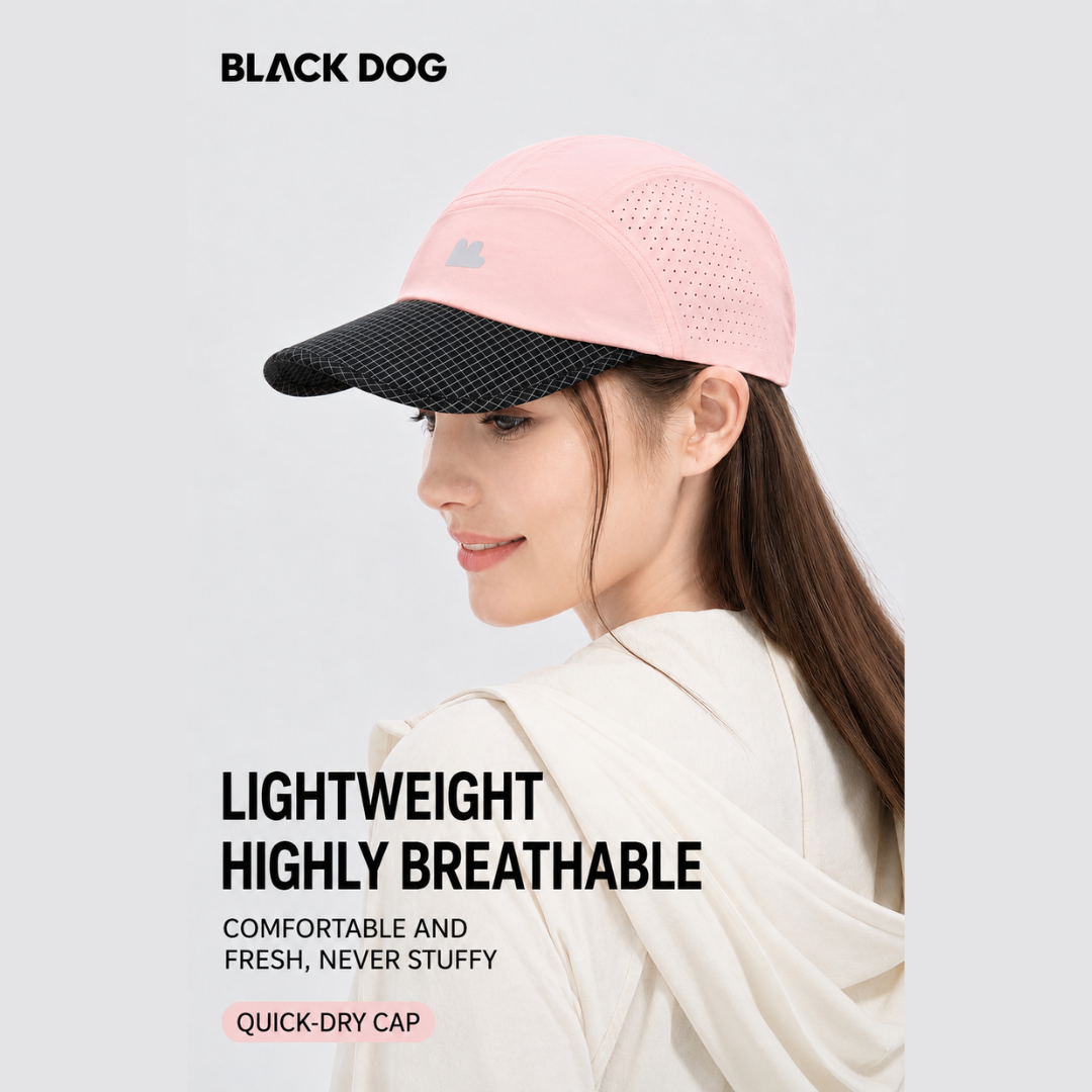 Blackdog Topi Lari Premium Quick Dry CBD2650FS010 UV Protection Sport Hat Hiking Outdoor Premium