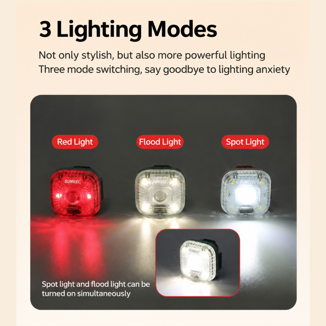 Sunrei Lampu Mini C600 Emergency Light Multifungsi Kerja Mekanik Camping Headlamp Gantung Magnet