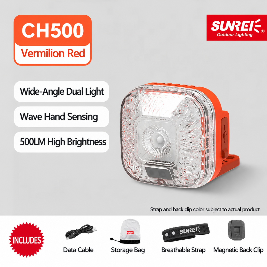 Sunrei Lampu Mini C600 Emergency Light Multifungsi Kerja Mekanik Camping Headlamp Gantung Magnet