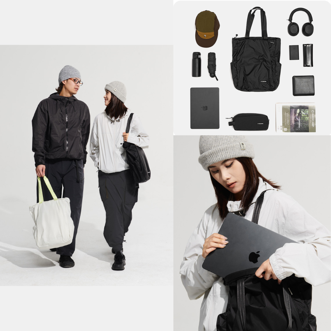 Naturehike Tas Ransel Tas Bahu Lipat Multifungsi CNK2450XB025 Foldable Tote Bag Backpack Travel Laptop Waterproof