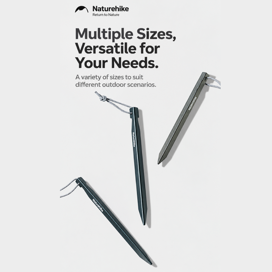 Naturehike Pasak Tenda Aluminium CNK2650PJ014 Tent Peg Camping Hiking Outdoor Ultralight