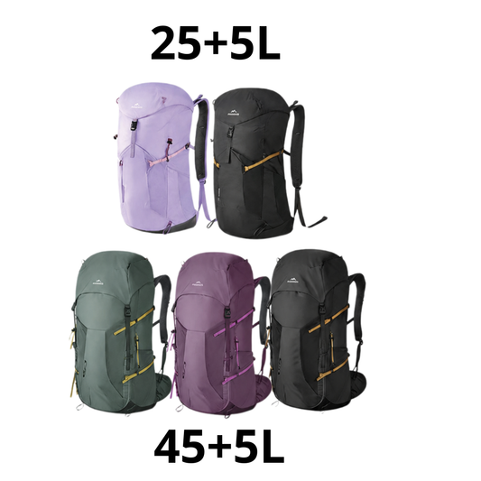Naturehike Tas Gunung Carrier Ringan Seek Wind Lite 25+5L 45+5L CNK2652001011 Ultralight Backpack Ransel Hiking Daypack Travel Outdoor