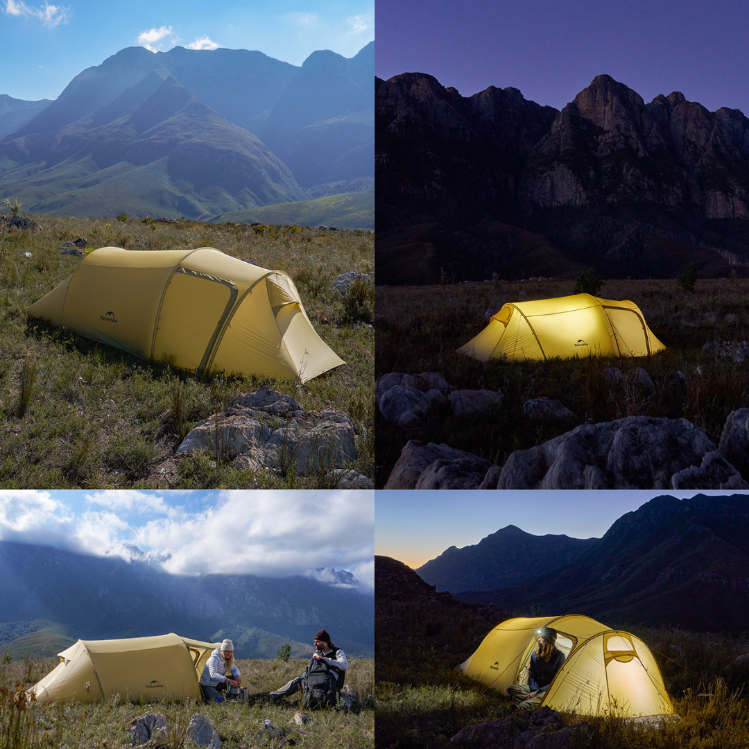 Naturehike Tenda Camping Ultralight Opalus Pro 20D CNK2650108010 Hiking Tent 2P 3P