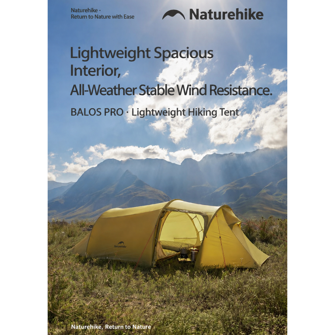Naturehike Tenda Camping Ultralight Opalus Pro 20D CNK2650108010 Hiking Tent 2P 3P