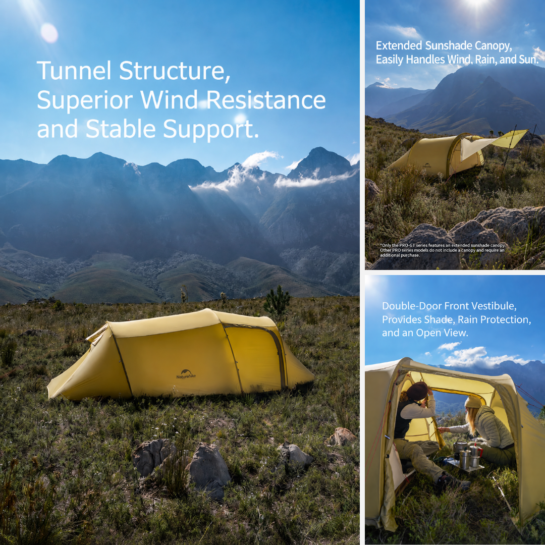 Naturehike Tenda Camping Ultralight Opalus Pro 20D CNK2650108010 Hiking Tent 2P 3P