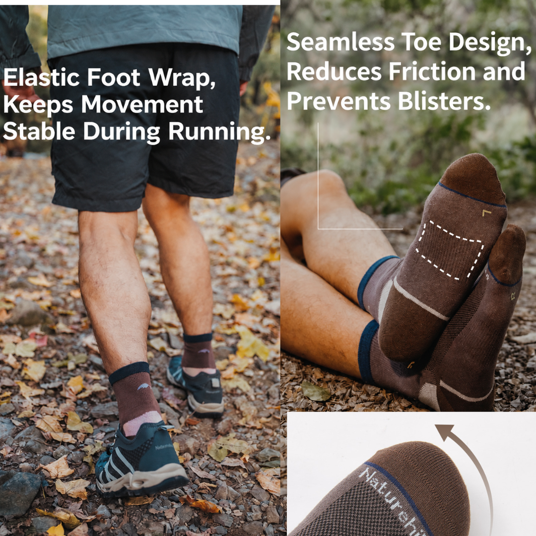 Naturehike Kaus Kaki Hiking Coolmax CYY2551FS011 Crew Sock Hiking Anti Odor Kaos Kaki Anti Bau