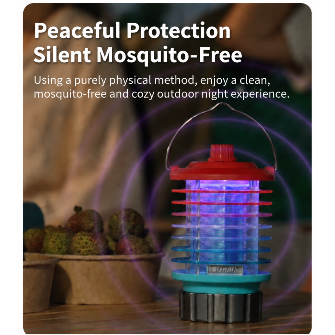 Sunrei Lampu Nyamuk Elektrik SOF006 Mosquito Killer Camping Lamp Portable Outdoor