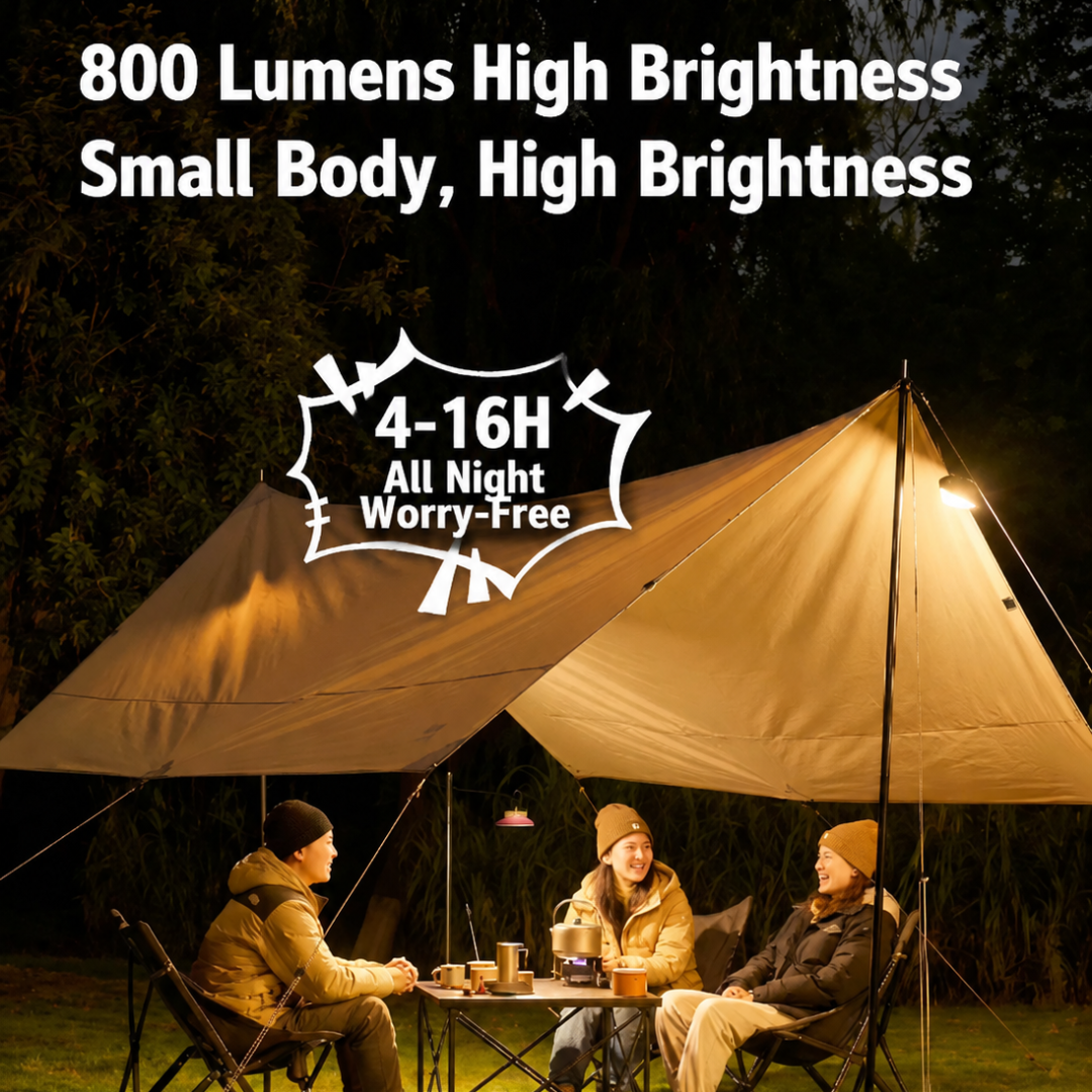 Sunrei Lampu Camping LED Outdoor C800 Camping Lamp Rechargeable Emergency Lamp IPX6 Waterproof