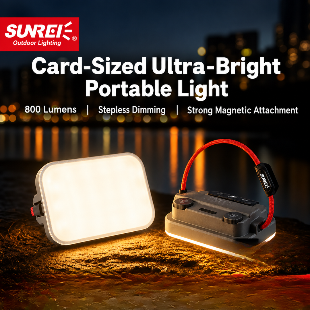 Sunrei Lampu Camping LED Outdoor C800 Camping Lamp Rechargeable Emergency Lamp IPX6 Waterproof