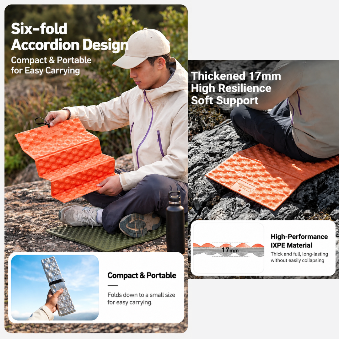 Mobi Garden Alas Duduk IXPE NX26663009 Egg Crate Seat Pad Camping