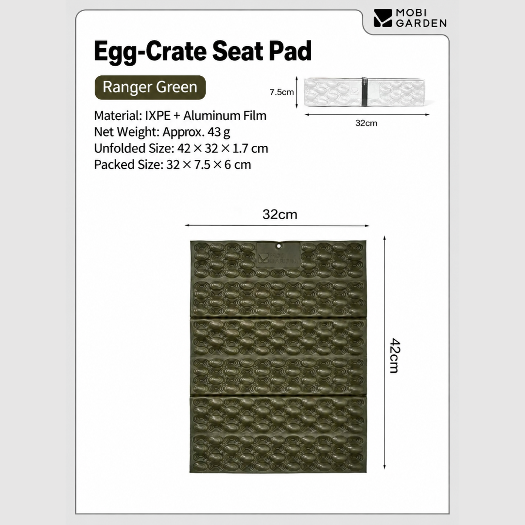 Mobi Garden Alas Duduk IXPE NX26663009 Egg Crate Seat Pad Camping