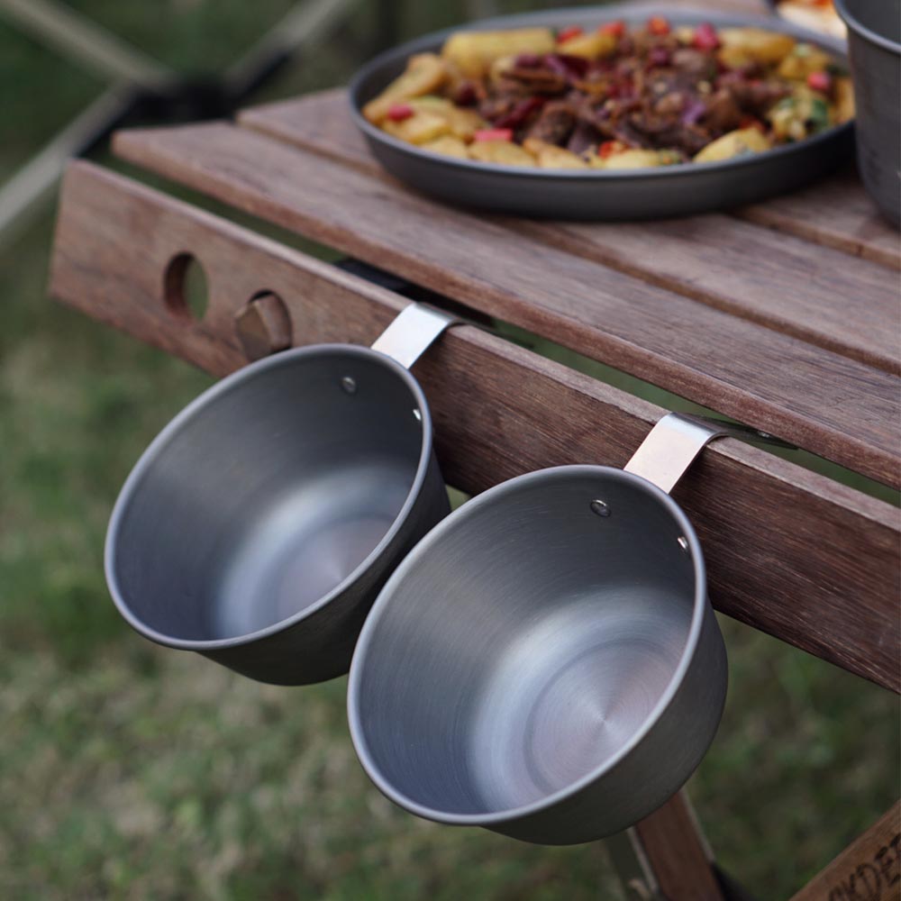 Alat Masak Camping Firemaple Gourmet Set Nesting Dinnerware Aluminium