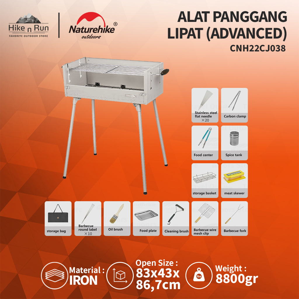 Naturehike Alat Panggang Lipat CNH22CJ038 Folding Bbq Grill