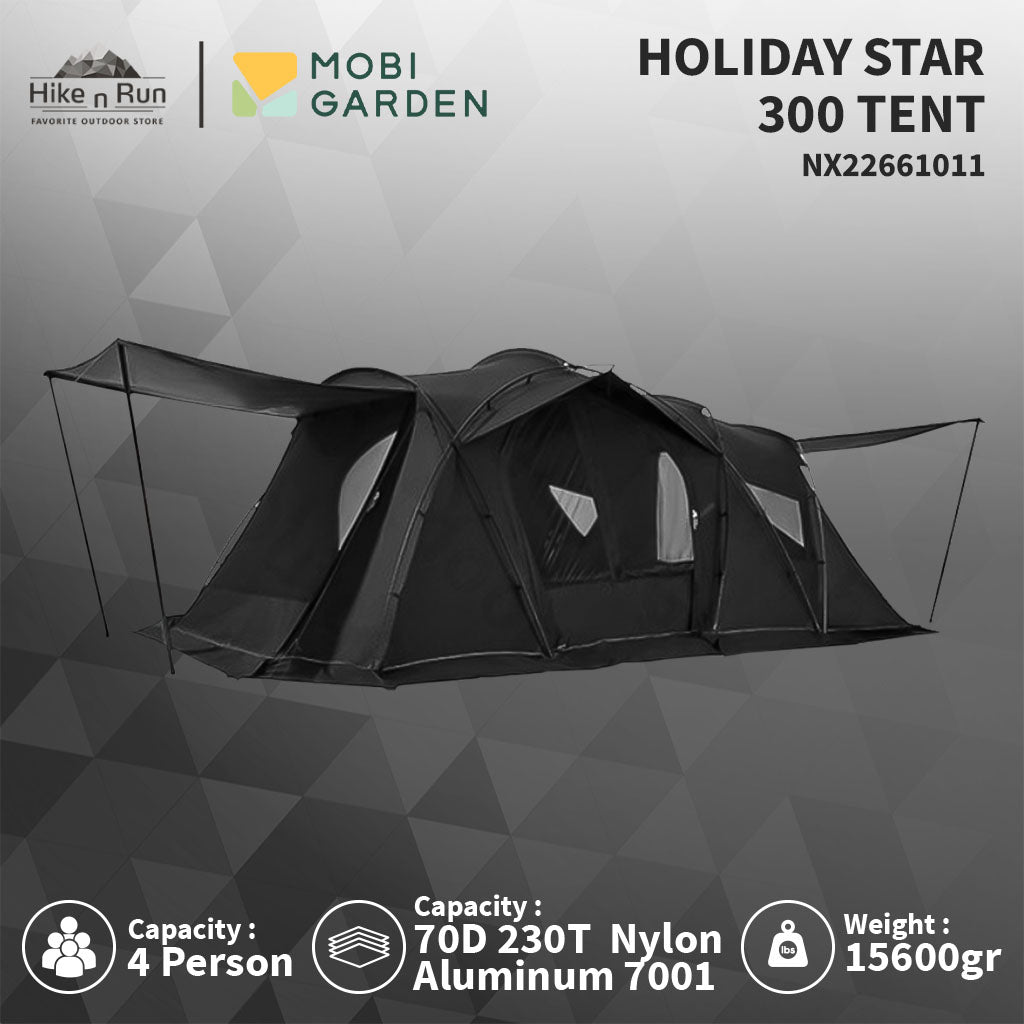 Tenda Glamping Premium Mobi Garden Holiday Stars 300 NX22661011 Camping Tent