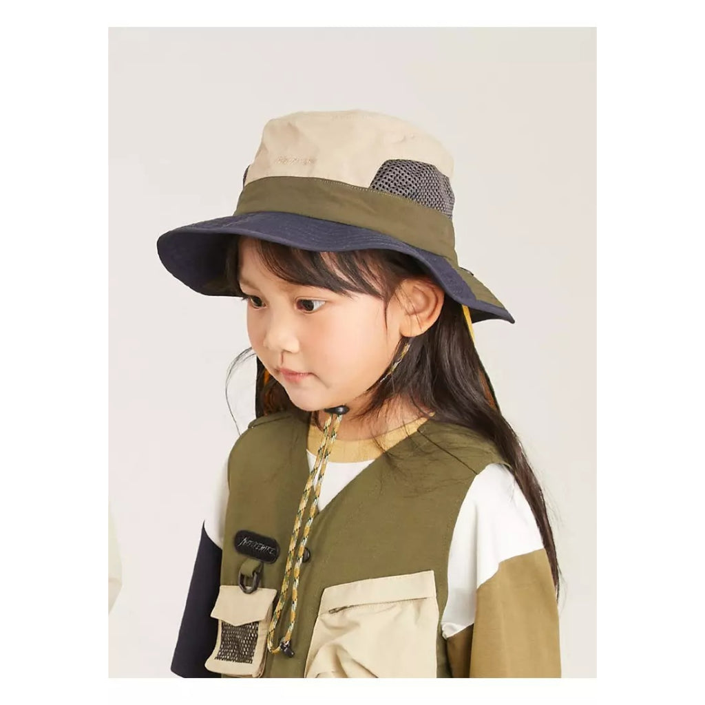 TOPI BUCKET LIPAT ANAK SERBAGUNA NATUREHIKE CNH23MZ011 - CNH23MZ012  OUTDOOR BUCKET HAT ANTI-UV