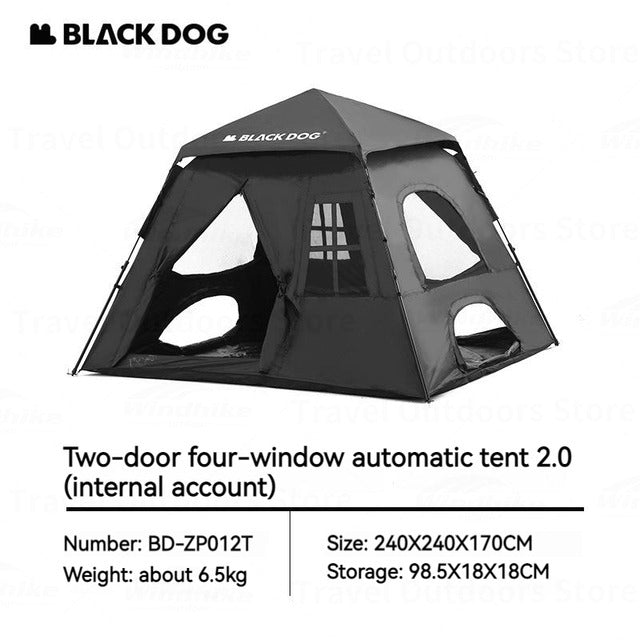 PREORDER!!! Blackdog Tenda Camping Otomatis BD-ZP012T Large Auto Tent 3-4P
