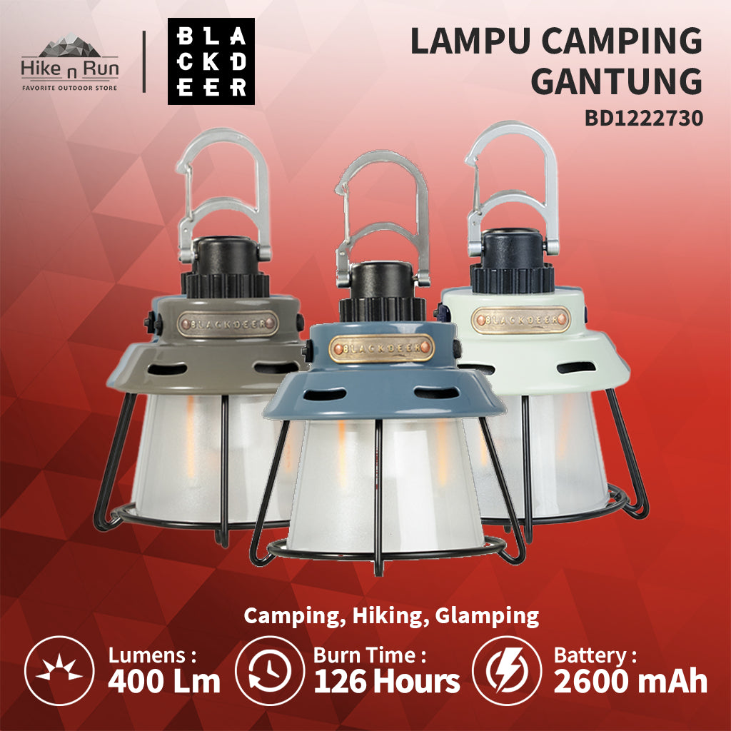 Blackdeer Lampu Tenda Rechargeable BD12227301 / BD12227303 Hanging Camping Lantern