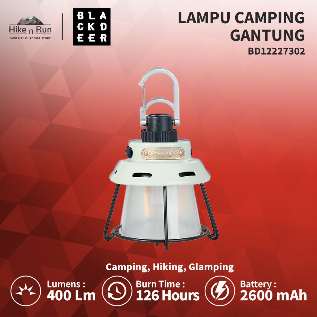 Blackdeer Lampu Tenda Rechargeable BD12227301 / BD12227303 Hanging Camping Lantern