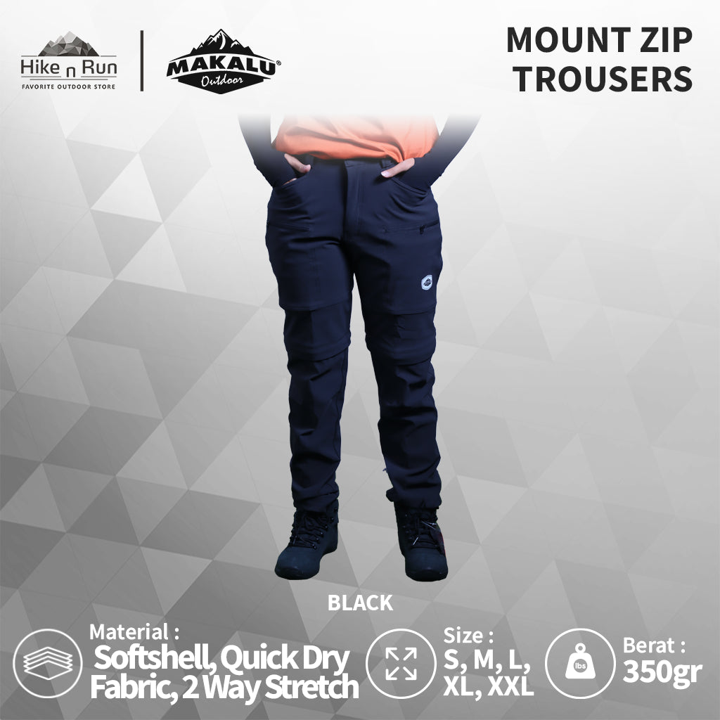 Celana Panjang Serbaguna Makalu Mount Zip Trousers