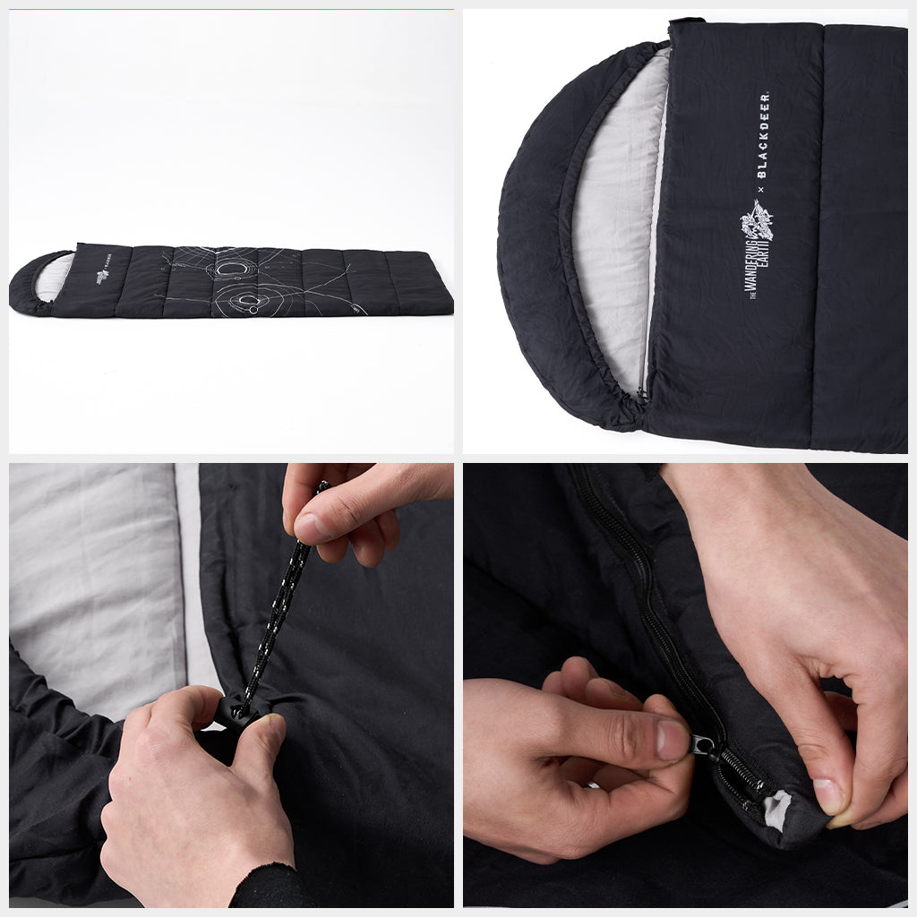 Kantung Tidur Camping Blackdeer BD52312005 Sleeping Bag Envelope Hoodie