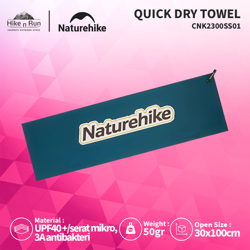 Naturehike Handuk Travel Quick Dry CNK2300SS011 Sports Antibacterial Towel