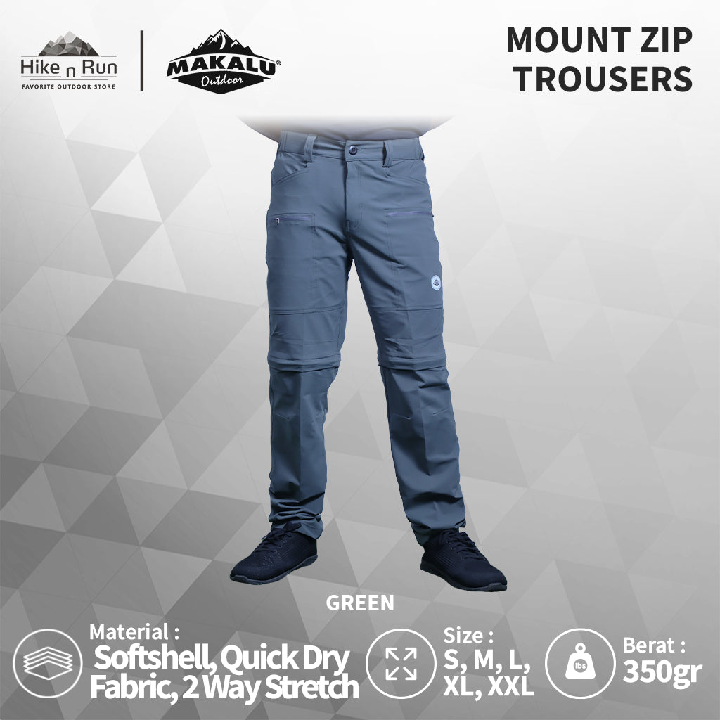 Celana Panjang Serbaguna Makalu Mount Zip Trousers