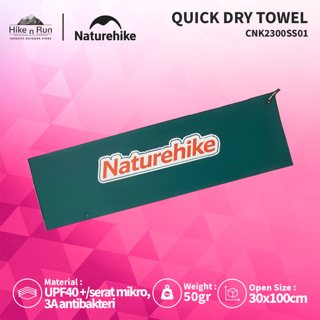 Naturehike Handuk Travel Quick Dry CNK2300SS011 Sports Antibacterial Towel